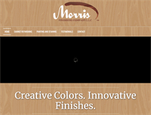 Tablet Screenshot of morrisfinishing.com